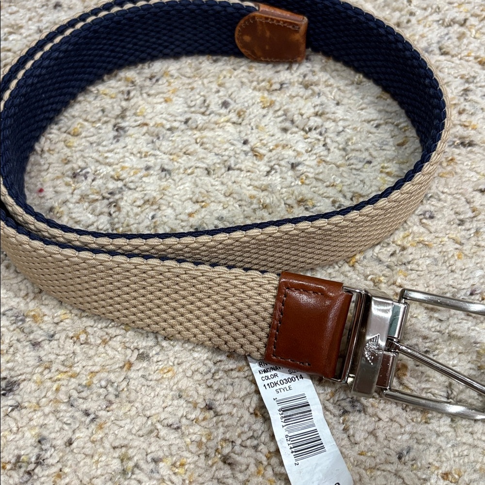 NWT Dockers blue woven belt small